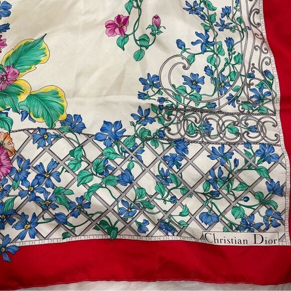 Christian Dior silk scarf - Picture 8 of 9